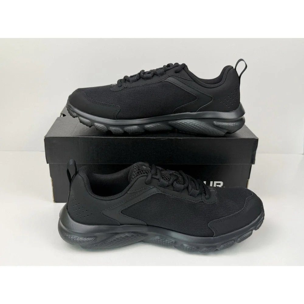 Under Armour Charged Assert Women's Size 9 D Wide Black/Black 3024862-002